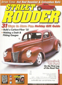 STREET RODDER 2012 DEC - CARBON-FIBER DEUCE, HOT ROD REUNION, STREET GASSER